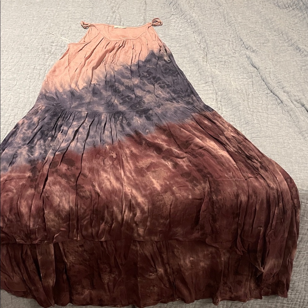 NWOT Vici Pink, Blue, and Purple High Low Dress